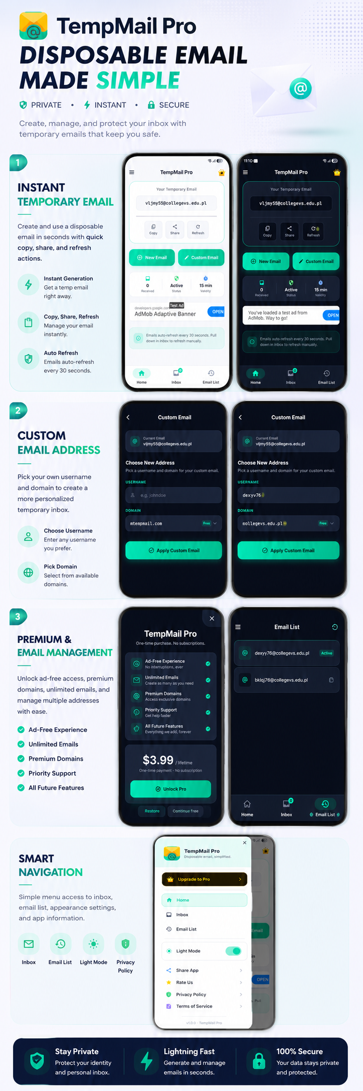 TempNova | Temporary Email Flutter App