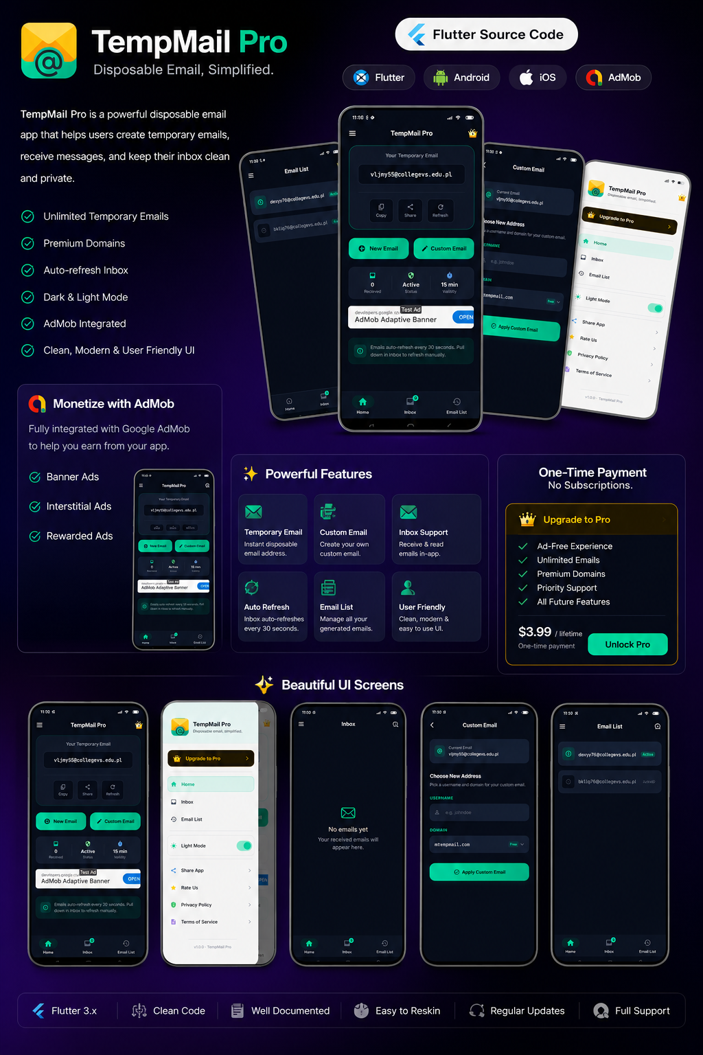 TempNova | Temporary Email Flutter App